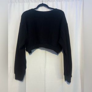 Rib Knit Crop Sweater